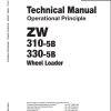 Hitachi Wheel Loader ZW310 5B Technical Manual