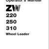 Hitachi Wheel Loader ZW310 Operators Manual EM4GB 1 1