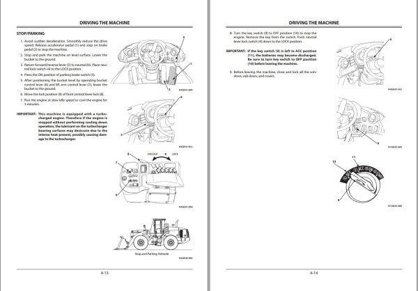 Hitachi Wheel Loader ZW310 Operators Manual EM4GB 1 1 1