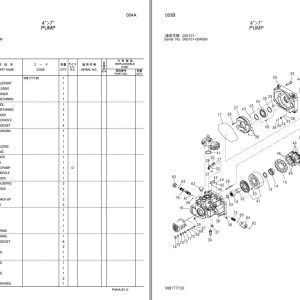 Hitachi Wheel Loader ZW310 Parts Catalog EN JP 1