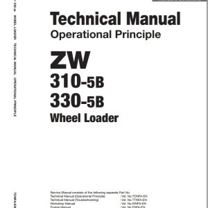 Hitachi Wheel Loader ZW330 5B Technical Manual