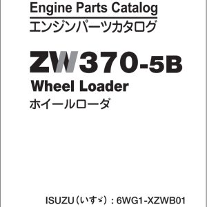 Hitachi Wheel Loader ZW370 5B Parts Catalog EN JP
