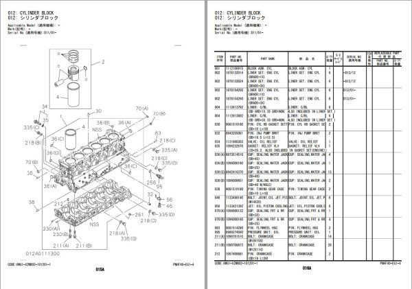 Hitachi Wheel Loader ZW370 5B Parts Catalog EN JP 1