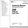 Hitachi Wheel Loader ZW370 5B Technical Manual