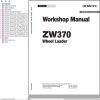 Hitachi Wheel Loader ZW370 Workshop Manual W97C5 E 02