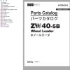 Hitachi Wheel Loader ZW40 5B Parts Catalog EN JP