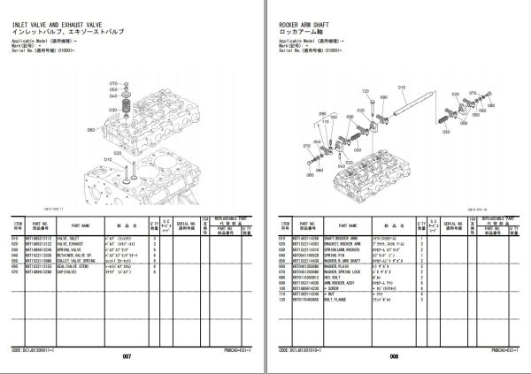 Hitachi Wheel Loader ZW40 5B Parts Catalog EN JP 1
