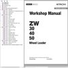 Hitachi Wheel Loader ZW40 Workshop Manual W4EK E 01