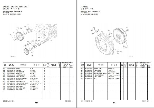 Hitachi Wheel Loader ZW50 5B Parts Catalog EN JP 1