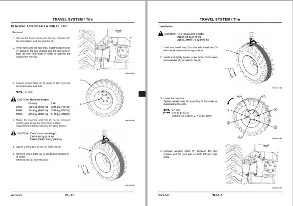 Hitachi Wheel Loader ZW50 Workshop Manual W4EK E 01 1