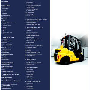 Hyundai Forklift Trucks Operator Manual PDF Updated 07.2023 Offline 1
