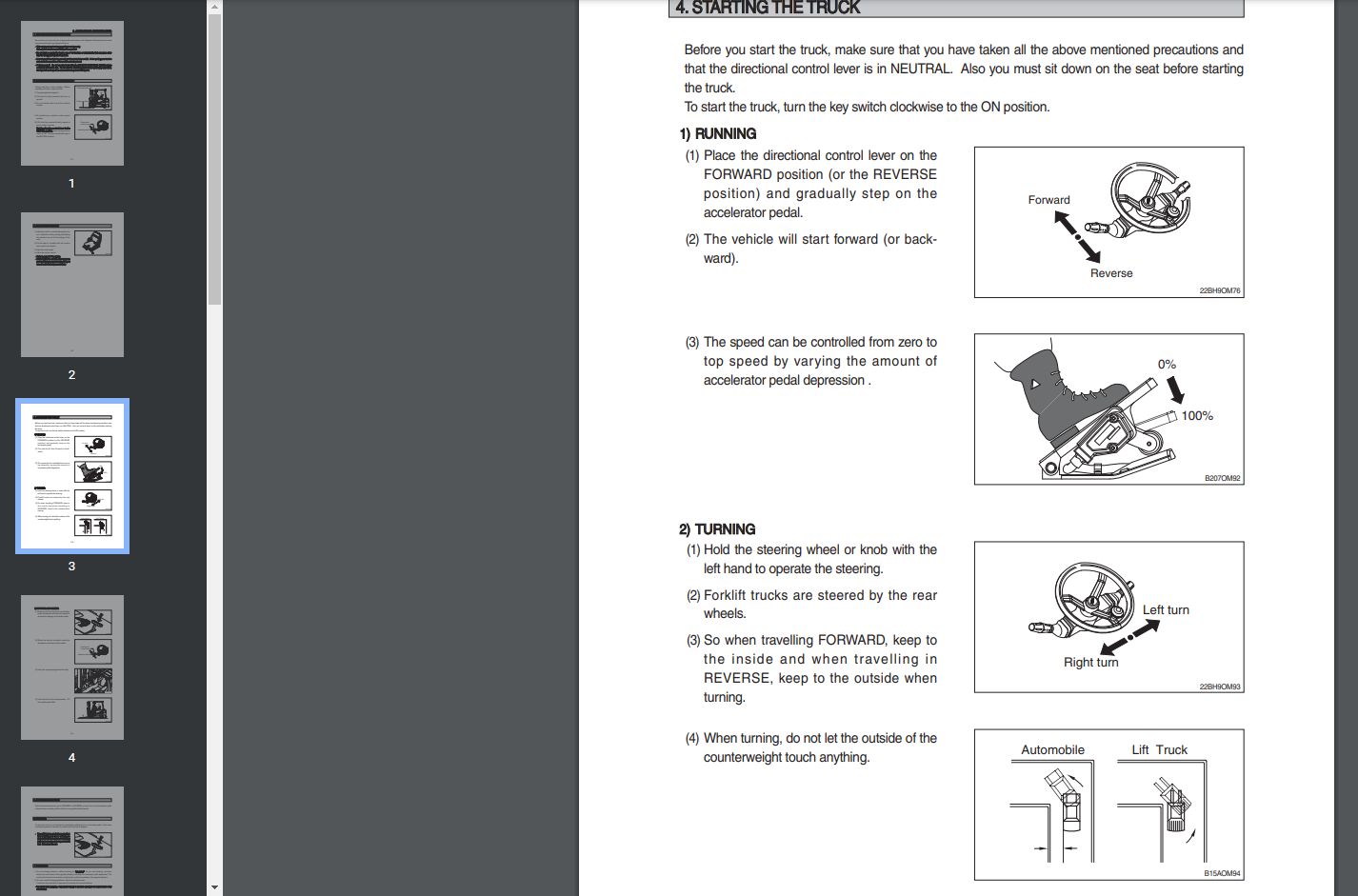 Hyundai Forklift Trucks Operator Manual PDF Updated 07.2023 Offline 1