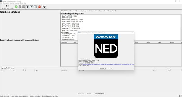 International NED 03.2022 Navistar Engine Diagnostics Software 1