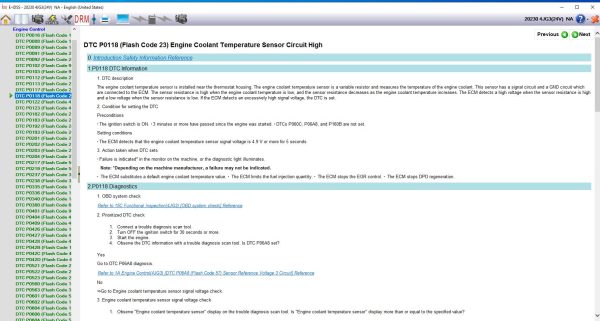 Isuzu E IDSS 07.2023 Engineering Diagnostic Software Service System 5 1