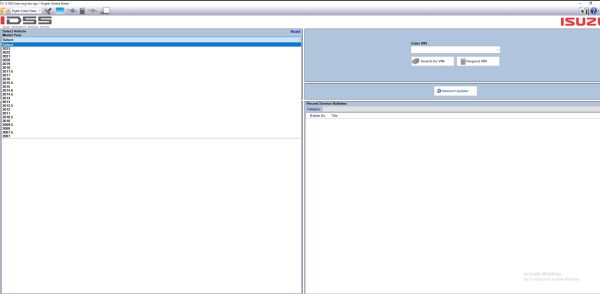 Isuzu Global Export G IDSS 06.2023 Service System Diagnostic Software 3