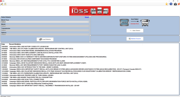 Isuzu IDSS USA 07.2023 Diagnostic Service System 1