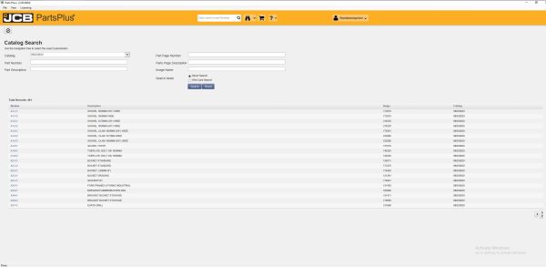 JCB SPP 01.2017 EPC Spare Parts Catalog Service Library VMware 12