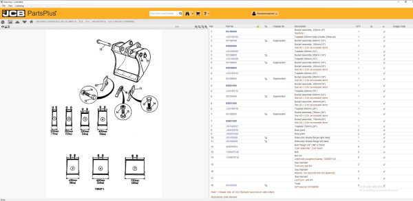 JCB SPP 01.2017 EPC Spare Parts Catalog Service Library VMware 15