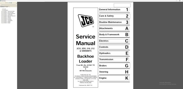 JCB SPP 01.2017 EPC Spare Parts Catalog Service Library VMware 4