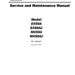 JLG Lift E450A E450AJ M450A M450AJ Service and Maintenance Manual