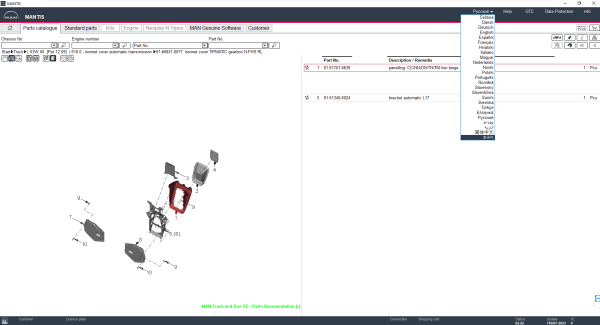 MAN MANTIS EPC v710 07.2023 Electronic Parts Catalogue 6