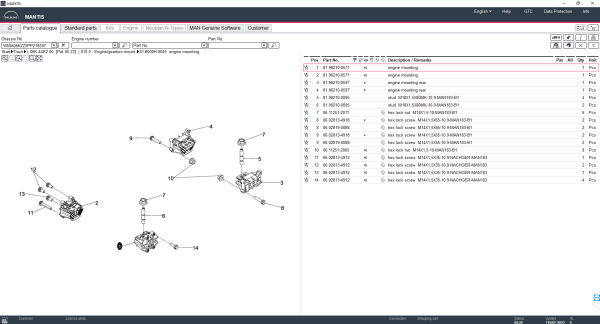 MAN MANTIS EPC v710 07.2023 Electronic Parts Catalogue 8