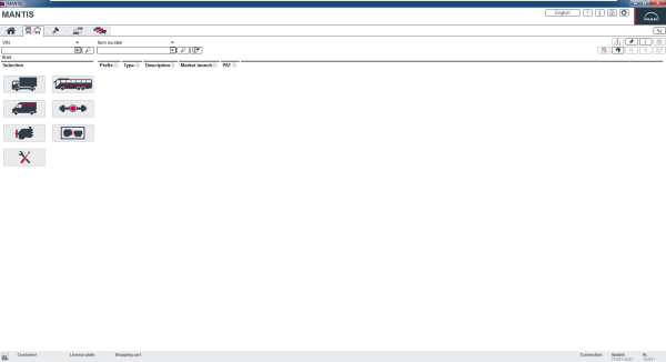 MAN MANTIS EPC v710 07.2023 Spare Parts Catalogue Vmware 3