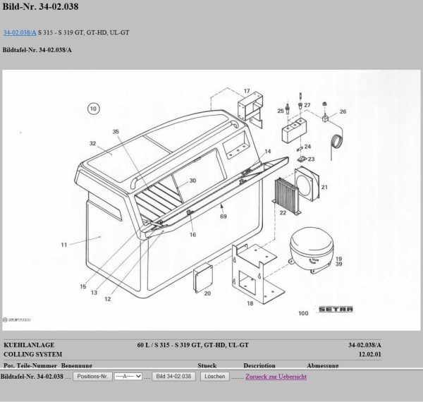 Setra Buses Comfortclass EVOBUS MutiClass TopClass 300 400 1.59GB HTML Spare Parts Catalogs 4