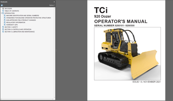 Tigercat 44.5GB PDF Operators Service Manual Miscellaneous Documents 2