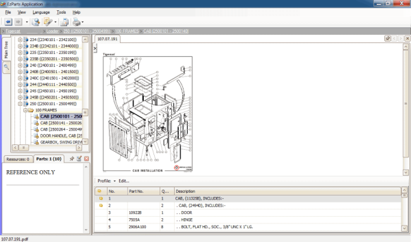 Tigercat Machine EPC Updated 06.2023 Spare Parts Catalogue Vmware 2