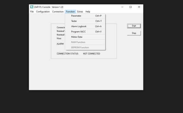 ZAPI WIN Console Version 1.20 Programs 5