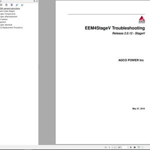 Agco Tractor EEM4StageV Troubleshooting Manual