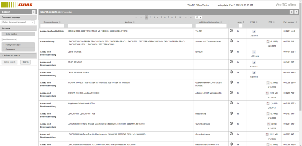 CLAAS WebTIC DE German 08.2023 Operator Manual Repair Manual Service Documentation 1
