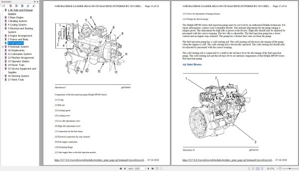 Caterpillar Backhoe Loader 426B Service Repair Manual 6KL00001 Up 2