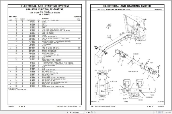 Caterpillar Motor Grader 140K Parts Manual SEBP5013 238d61ad1ecacffc8