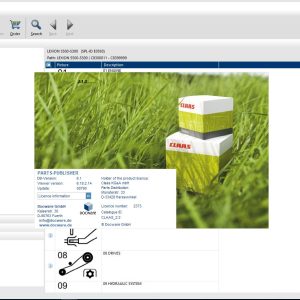 Claas Parts Doc 2.2 08.2023 Agricultural Updated 790 EPC Spare Parts Catalog 35cb0f0056af73a74