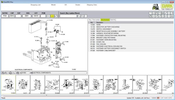 Clark ForkLift Parts Pro Plus EPC v539 08.2023 Spare Parts Catalog 4