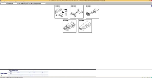 Ford Mcat USA North America 09.2022 Spare Parts Catalogue DVD 4
