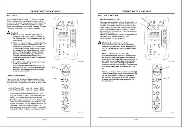 Hitachi Excavator ZX800 Maintenance Operation Manual 1