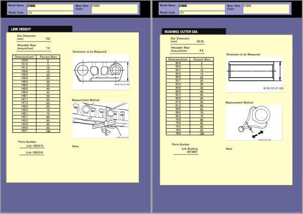 Hitachi Excavator ZX800 Undercarriage Maintenance Manual 1