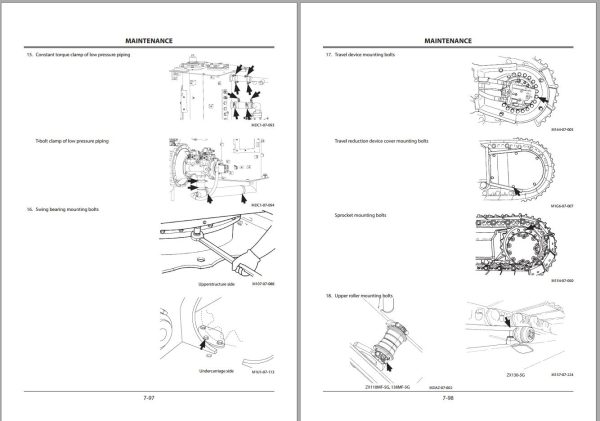 Hitachi Hydraulic Excavator ZX110MF 5G Operators Manual 1