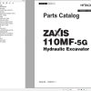 Hitachi Hydraulic Excavator ZX110MF 5G Parts Catalog EN JP
