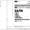 Hitachi Hydraulic Excavator ZX120 6 ZX130 6 ZX130K 6 ZX130LCN 6 Parts Catalog EN JP