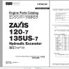 Hitachi Hydraulic Excavator ZX120 7 Engine Parts Catalog EN JP