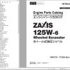 Hitachi Hydraulic Excavator ZX125 6 Parts Catalog EN JP