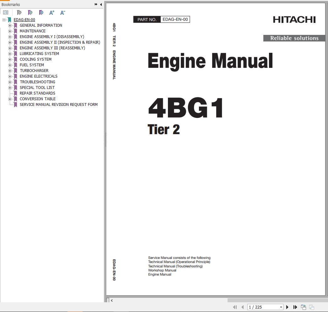 Hitachi Hydraulic Excavator ZX130 5G ZX130K 5G Workshop Manual