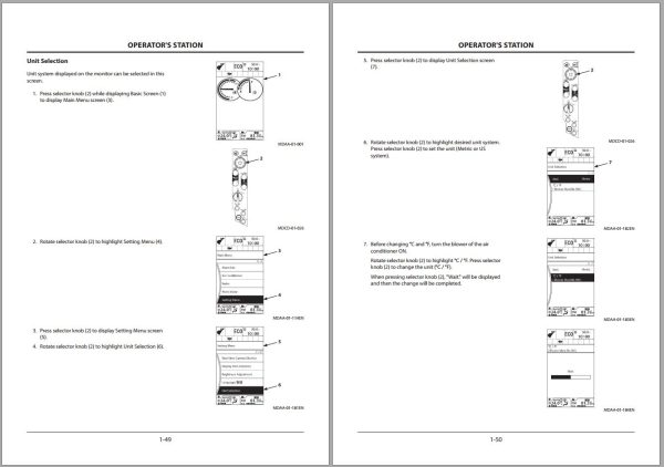 Hitachi Hydraulic Excavator ZX130 5G to ZX350LC 5G Operators Manual 1