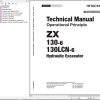 Hitachi Hydraulic Excavator ZX130 6 ZX130LCN 6 Technical Manual