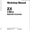 Hitachi Hydraulic Excavator ZX130 6 ZX130LCN 6 Workshop Manual