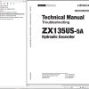 Hitachi Hydraulic Excavator ZX135US 5A Technical Manual